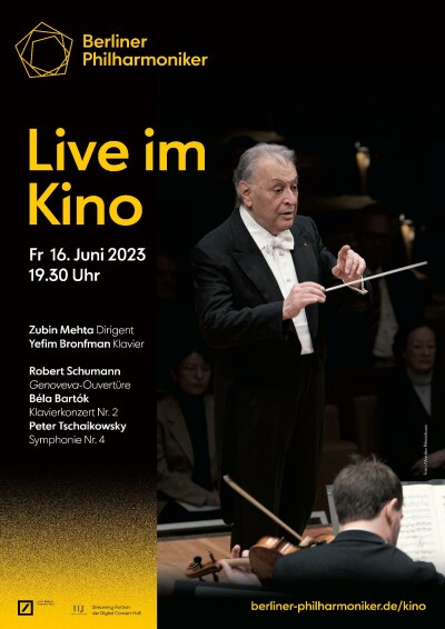 Filmplakat Berliner Philharmoniker - Sommerkonzert mit Zubin Mehta und Yefim Bronfman