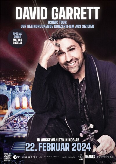 Filmplakat David Garrett - Iconic Tour