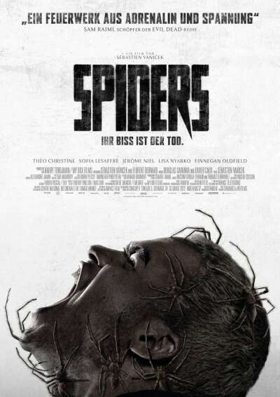 Filmplakat SPIDERS - IHR BISS IST DER TOD