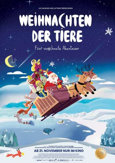 Filmplakat Weihnachten der Tiere