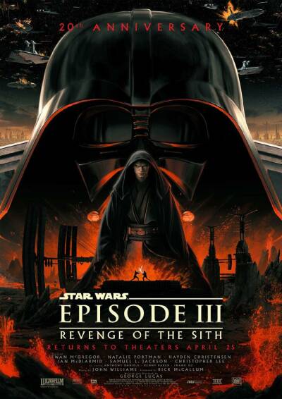 Filmplakat Star Wars: Episode III - Revenge of the Sith - 20 Years! (OV)
