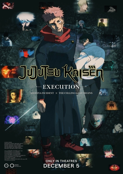 Filmplakat Jujutsu Kaisen: Execution - Der Shibuya-Vorfall und Die Metzel-Spiele