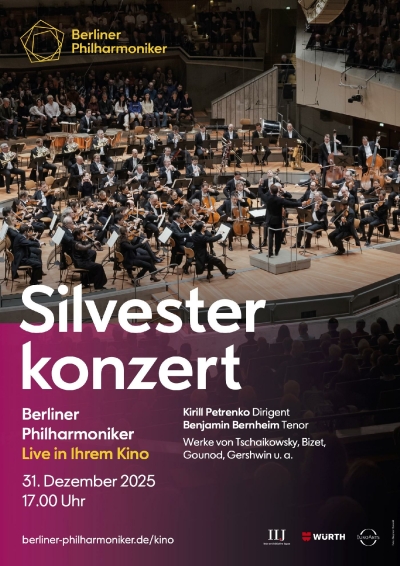 Filmplakat Silvesterkonzert live im Kino - Berliner Philharmoniker 2025
