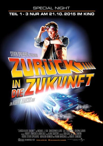 Filmplakat Zurück in die Zukunft - Special Night