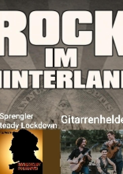 Filmplakat Sprengler, anschl. Gitarrenhelden