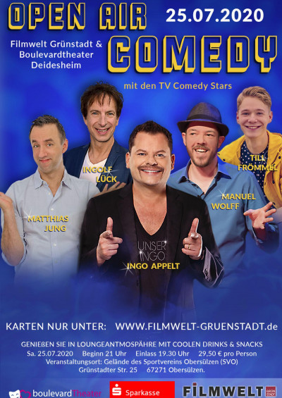 Filmplakat TV-COMEDY STARS - Open Air