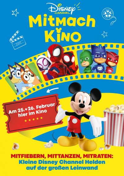 Filmplakat Disney Channel Mitmachkino 2023