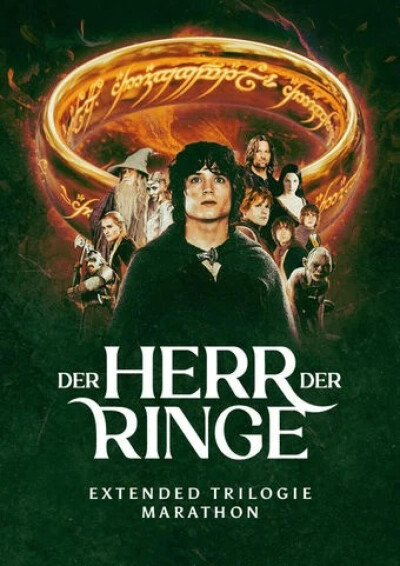 Filmplakat Herr der Ringe - Extended Trilogie Marathon