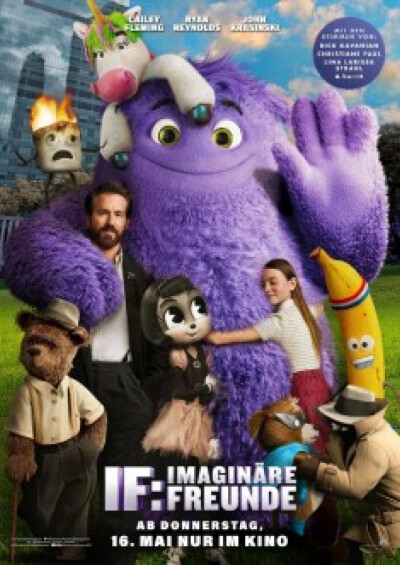 Filmplakat IF - Imaginäre Freunde - Kinder Ferien Kino