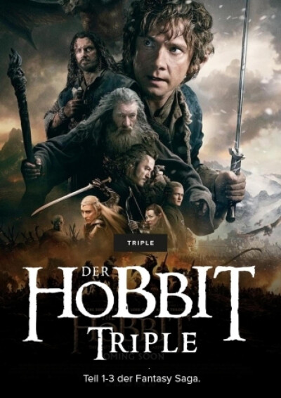 Filmplakat Der Hobbit - Extended Trilogie Marathon