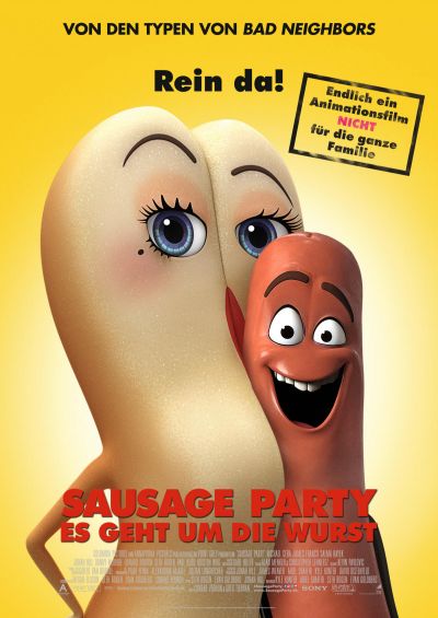 Filmplakat Sausage Party - Es geht um die Wurst