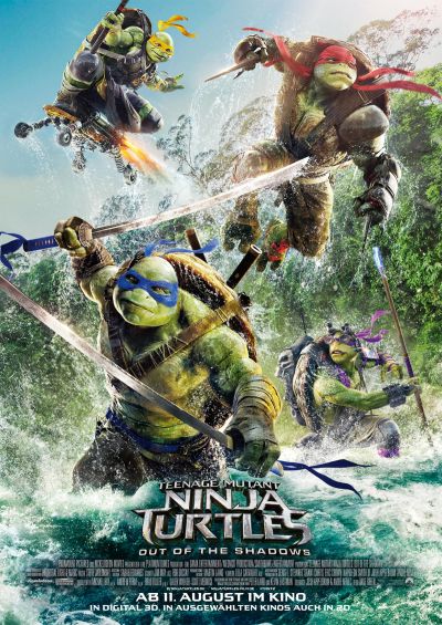 Filmplakat Teenage Mutant Ninja Turtles: Out of the Shadows