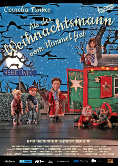 Filmplakat Als der Weihnachtsmann vom Himmel fiel - Augsburger Puppenkiste