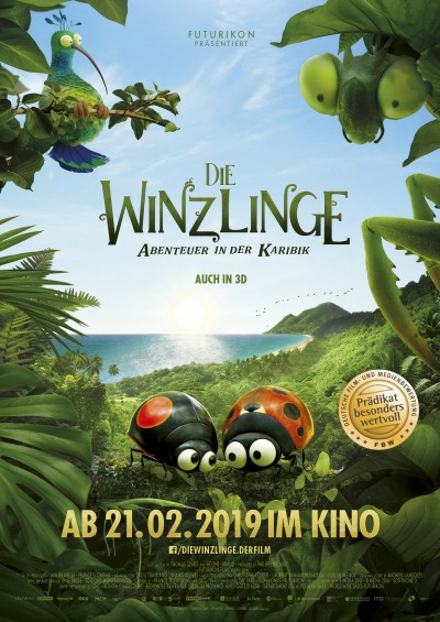 Filmplakat Die Winzlinge - Abenteuer in der Karibik
