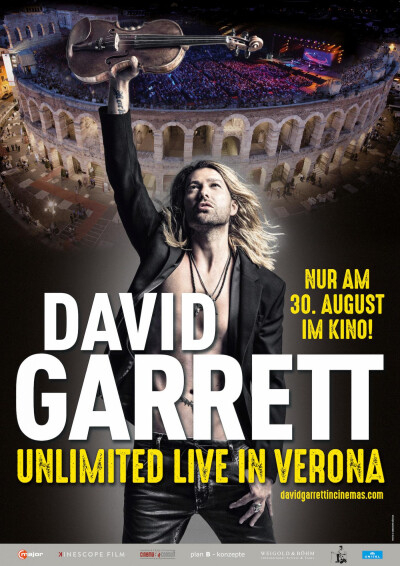 Filmplakat David Garrett - Unlimited Live in Verona