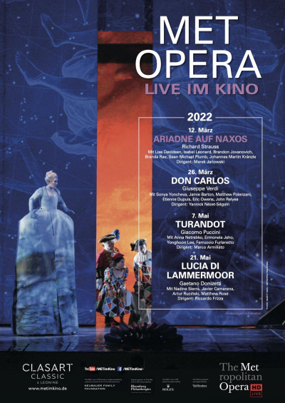 Filmplakat MET Opera: Ariadne Auf Naxos