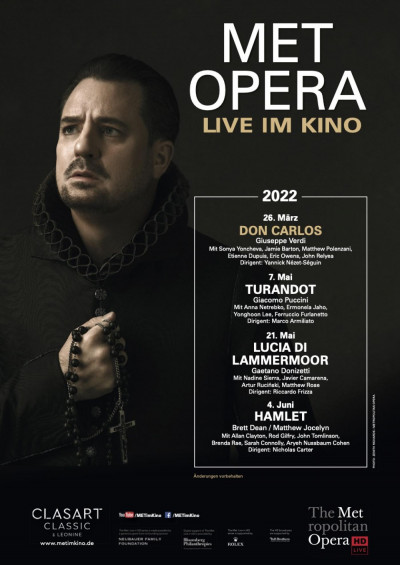Filmplakat Met Opera 2021/22: Giuseppe Verdi DON CARLOS (2022)