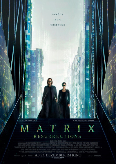 Filmplakat Matrix Resurrections