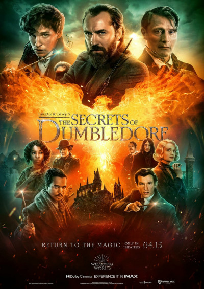 Filmplakat Fantastic Beasts: The Secrets of Dumbledore (OV)