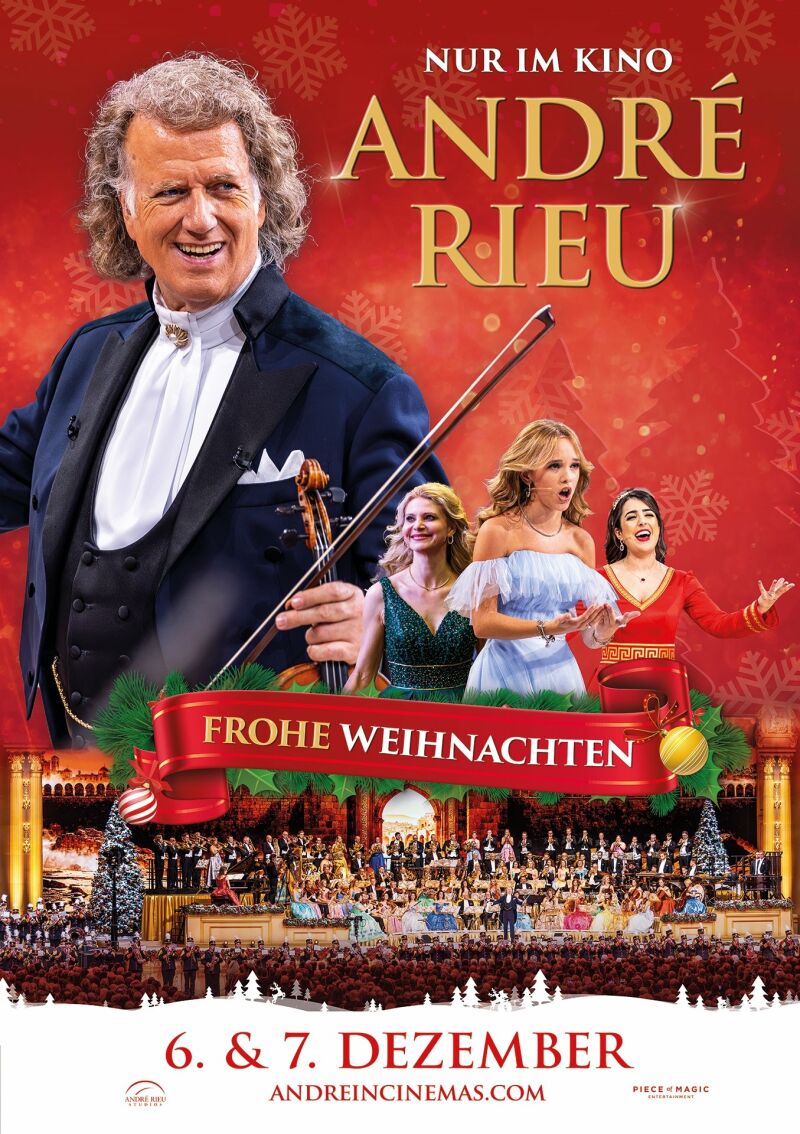 Szene aus Andre Rieu´s 2025 Weihnachtskonzert: Frohe Weihnachten
