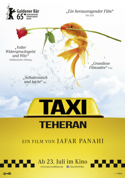 Szene aus Taxi Teheran