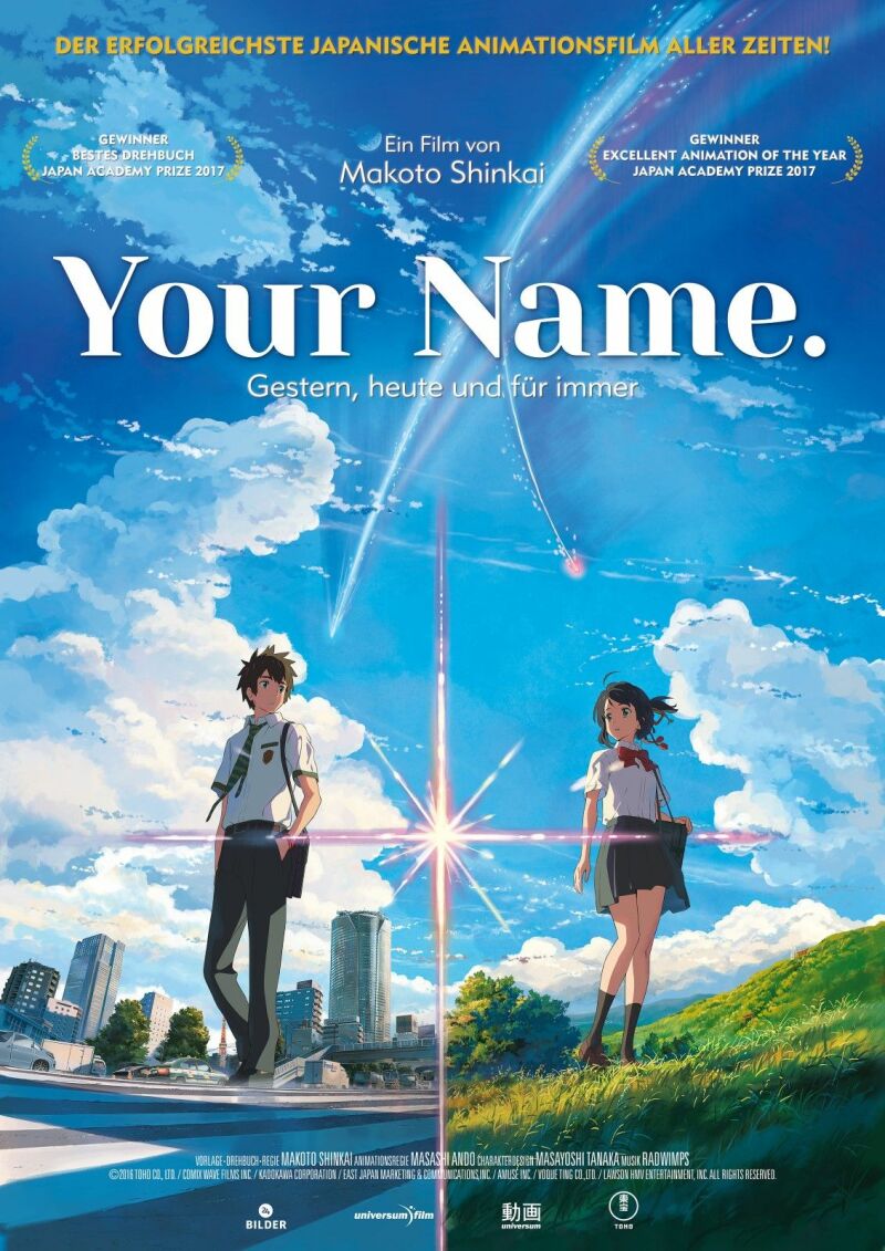 Szene aus Your Name.