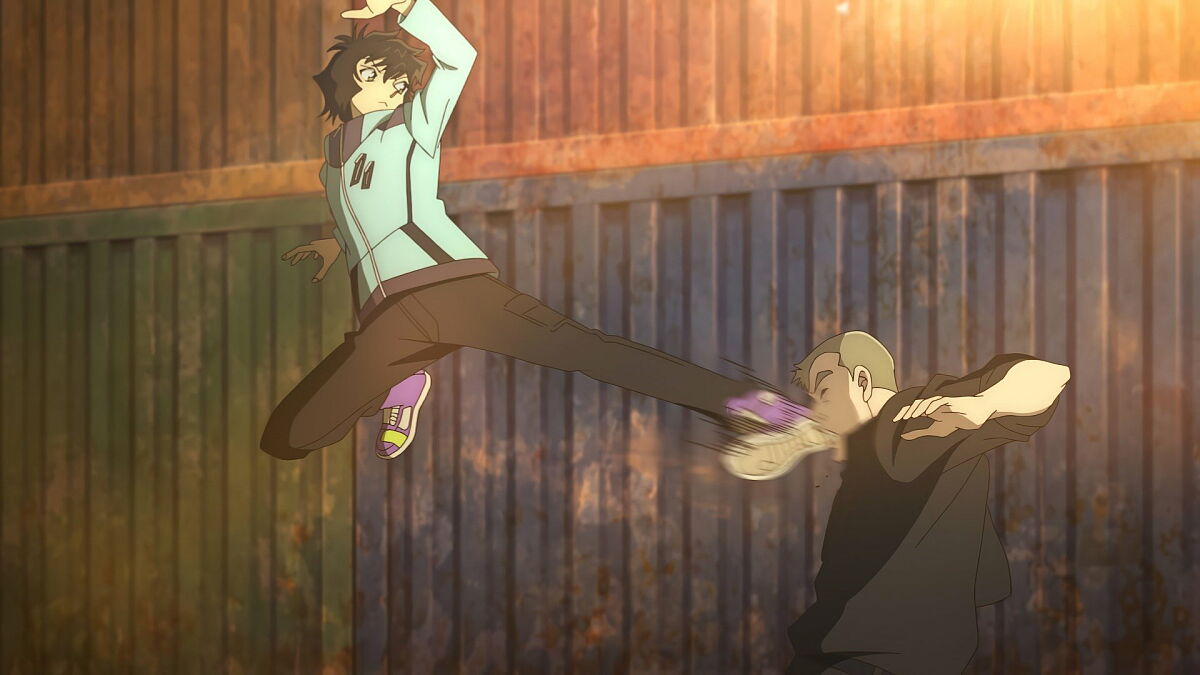 Szene aus Detective Conan Film 29: Der gefallene Engel des Highways