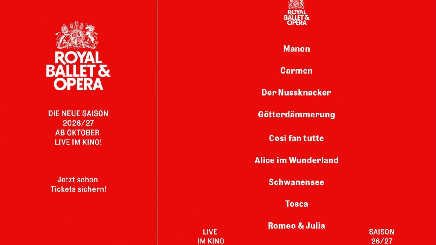 RBO - Royal Ballet & Opera London - Live im Kino Saison 2026|27
